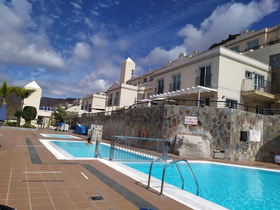 Apartament Moderno Residencial Puerto Rico Sol Mar Y Piscina Zewnętrze zdjęcie