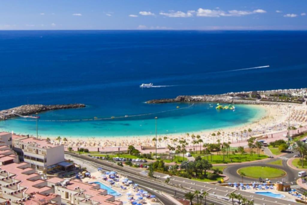 Apartament Moderno Residencial Puerto Rico Sol Mar Y Piscina Zewnętrze zdjęcie